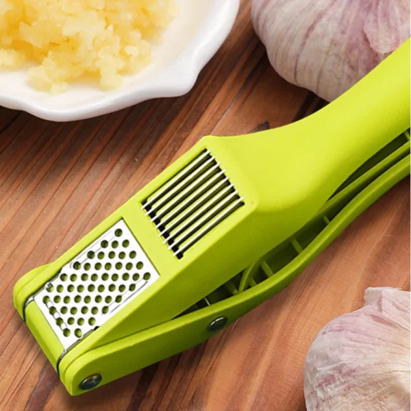 2-in-1 Multifunctional Garlic Press For Pressing Mash Garlic And Sliced Garlic,Vegetable Squeezer For Home Cooking Masher Tool - Image 4