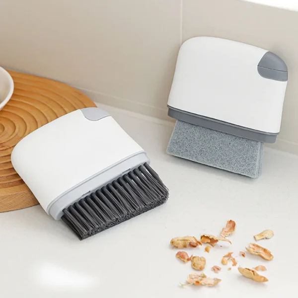 MultiFunc Window Track Brush 4 Layer Scrubber Wet&Dry Deep Clean Gaps QuickSwap AllIn1 Storage MultiSurface Cleaning Tool - Image 5