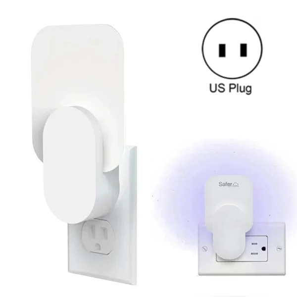 Fruit Fly Traps Plug-in Mosquito Killer Light with 2 Sticky Pads Fruit Flies Fly Insect Catcher Gnat Trap for Indoor Home Office - Image 9