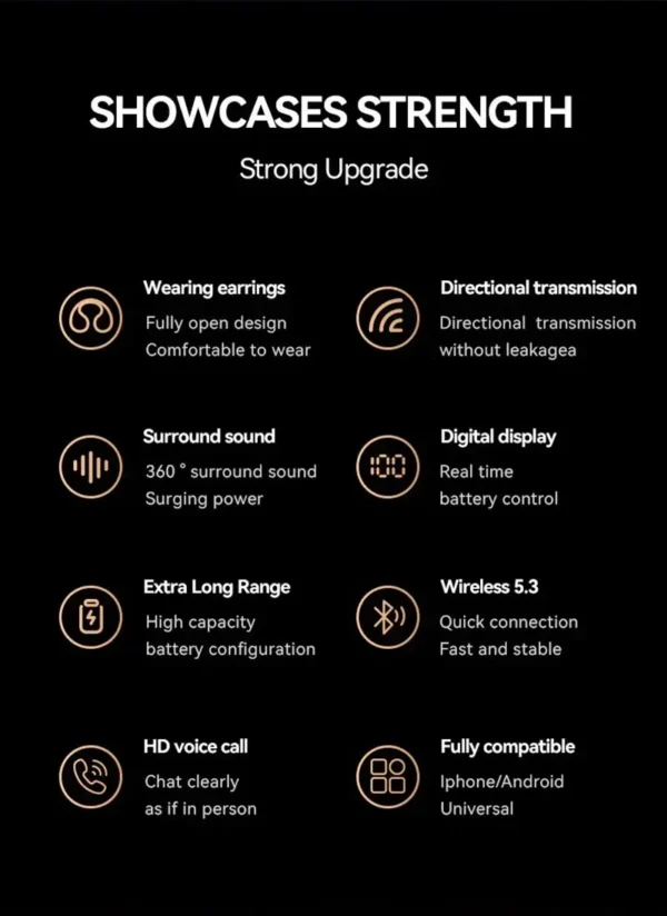 For Original Band M47 Wireless Earbuds Bluetooth Headset Charging Earphones Bone Conduction Headphones Sport With Mic free - Image 11