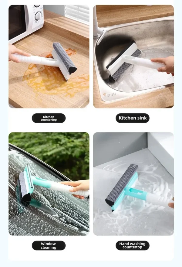 Glass Cleaning Window Cleaning Brush Utility Vehicle Glass Wiper Household Wiper Wall Cleaning Tool Brush Window Tool - Image 22