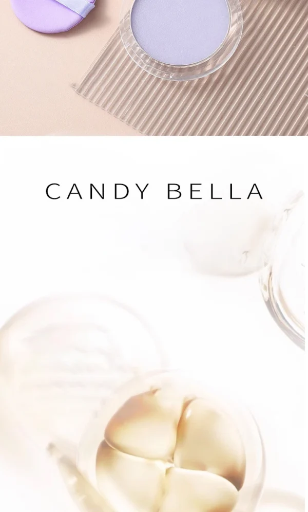 1PC Candy Bella Violet Cream To Powder Skin-friendly Skin Natural Face Long Lasting Oil-controlling Contouring Powder Cosmetics - Image 13