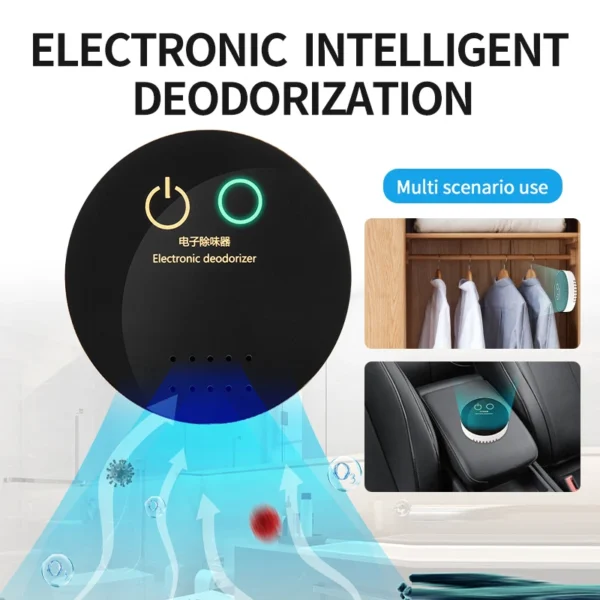 Air Purifier for Sterilization Deodorization Disinfection Shoe Cabinet Pet Nest Toilet Portable Electronic Intelligent Purifier - Image 2