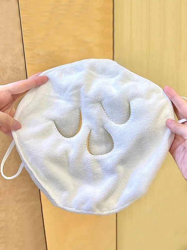 Hot compress towel hanging ear soft skin-friendly steam heating cold hot compress face towel wet compress irrigation face towel - Image 6