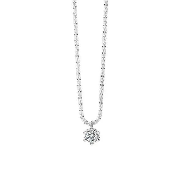 TEN CARATS S925 Sterling Silver VVS1 Moissanite Classic Women's Necklace Birthday Party Gift GRA Certified Jewelry Free shipping - Image 6