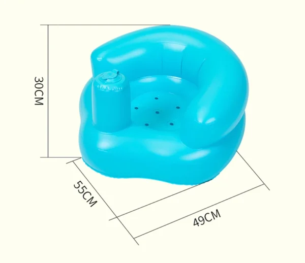 Baby Sofa Infant PVC Seat Child Learning Dinner Chair Portable Bath Stool Beach Armchair For Kids - Image 29