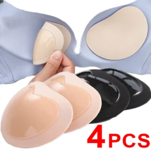 Chest Pad Bikini Set Push Up Padded Bikinis Swimsuit Women Swimwear Thicker Breathable Sponge Bra Pads Nipple Cover