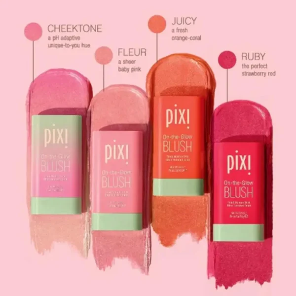 Pixi Blush Stick 3 In 1 Easy Color Rouge Blusher Cream Cheek Eye Lip Tinted Waterproof Mositure Face Contouring Shadow Blusher - Image 4