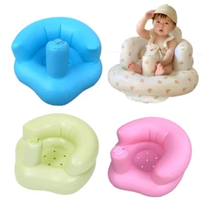 Baby Sofa Infant PVC Seat Child Learning Dinner Chair Portable Bath Stool Beach Armchair For Kids