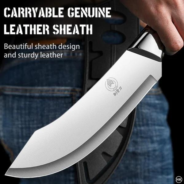 Stainless steel ultra sharp bending fracture knife, suitable for precise cutting, trimming, and peeling by professional butchers - Image 6