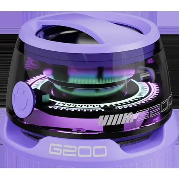 Portable Bluetooth Speaker G200 RGB Lighting Speaker BT5.3 Mini Sound Box 7 Hours Playback Magnetic Phone Holder - Image 8