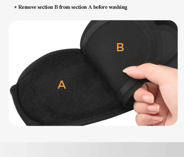 3D Wireless Sleeping Headphones FLYing Sleep Blindfold Soft Washable Bluetooth5.4 Music Headset Eyemask Handsfree Call Earphones Adjustable - Image 16