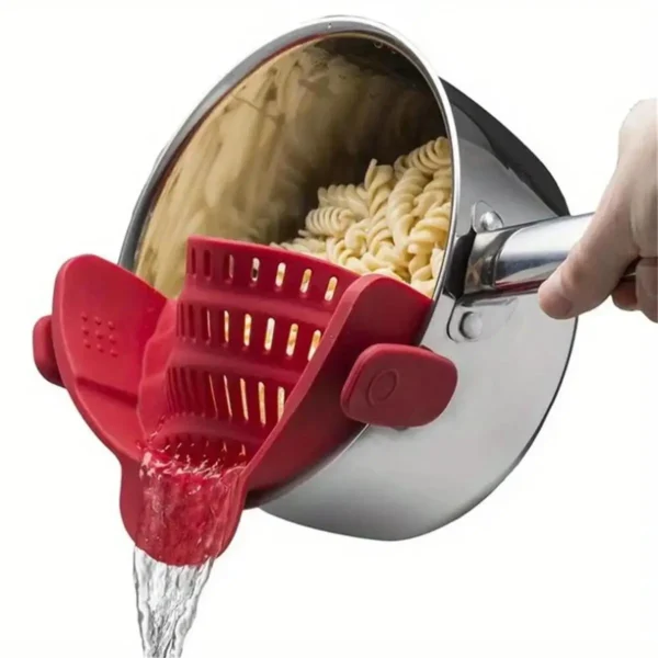 1pc, Strainer, Pot Strainer, Adjustable Clip On Strainer For Pots Pans And Bowls, Kitchen Pot Strainer - Image 12