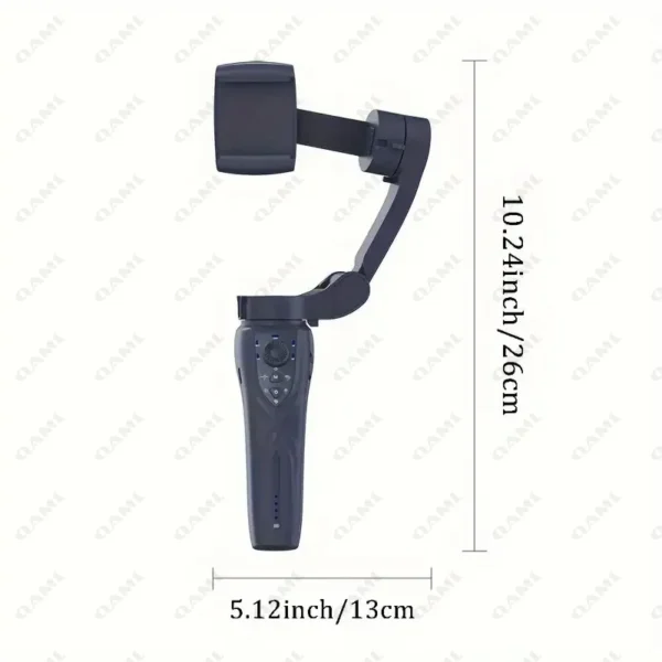 QAML The Newest F12 APP function 3-Axis Handheld Gimbal Optional AI Face Smart Tracking Smartphone Stabilizer with fill light - Image 2