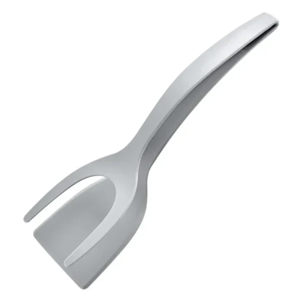 Kitchen Tong 2 in 1 Nylon Grip Flip Tongs Egg Spatula Spatul Steak Spatula Tongs Clamp Pancake Fried Turners Kitchen Accessories - Image 7