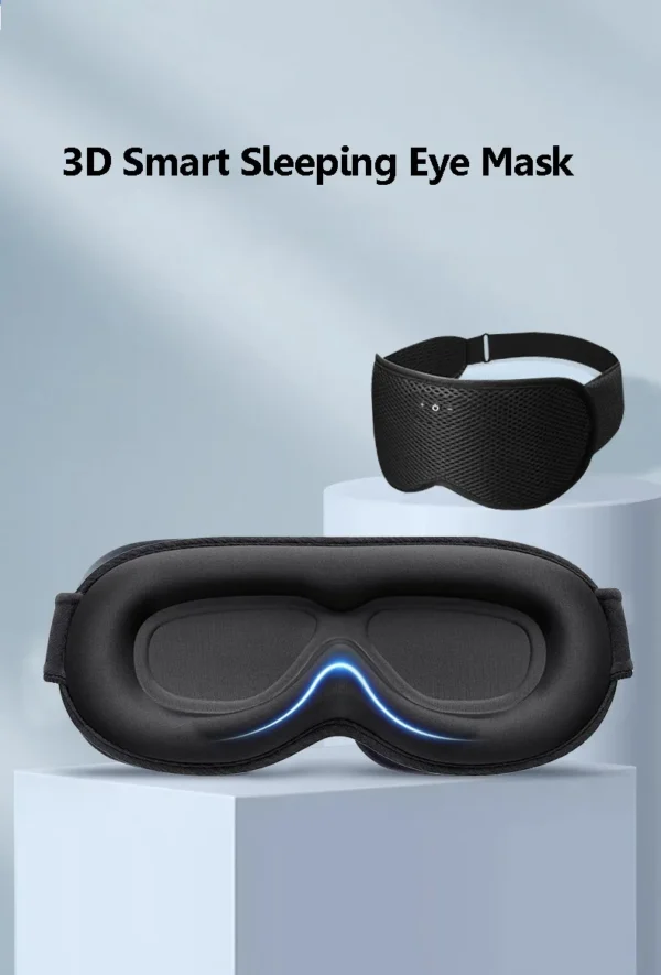 3D Wireless Sleeping Headphones FLYing Sleep Blindfold Soft Washable Bluetooth5.4 Music Headset Eyemask Handsfree Call Earphones Adjustable - Image 9
