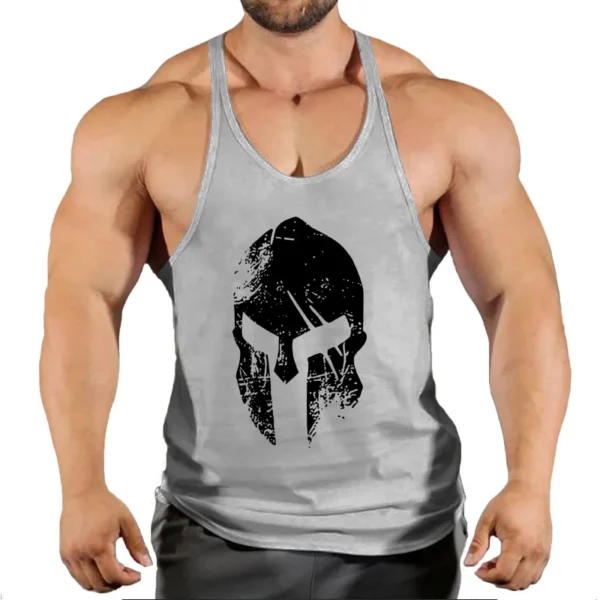 Gyms Men's Clothes Tank TopGym Bodybuilding and Fitness Stringer Clothing Workout Brand Singlets Shirt Muscle - Image 11
