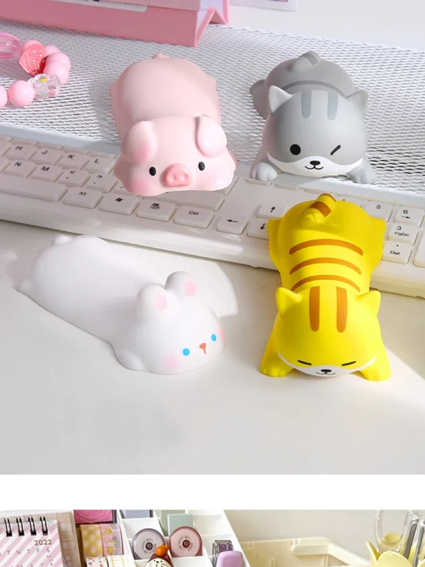 New Cute Cartoon Mouse Pad Comfort Computer Wrist Rests Toys Support Cushion Desk Keyboard Wrist Pad Hand Pillow Office Supplies - Image 17