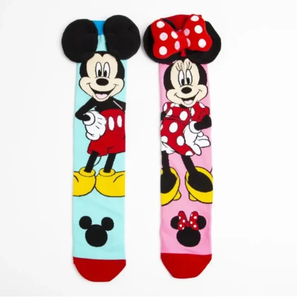 Disney Mickey Kids Soft Comfortable Fashion Cute Cartoon Creative Pattern Over the Knee Trend Holiday Socks Accessories Gifts - Image 5