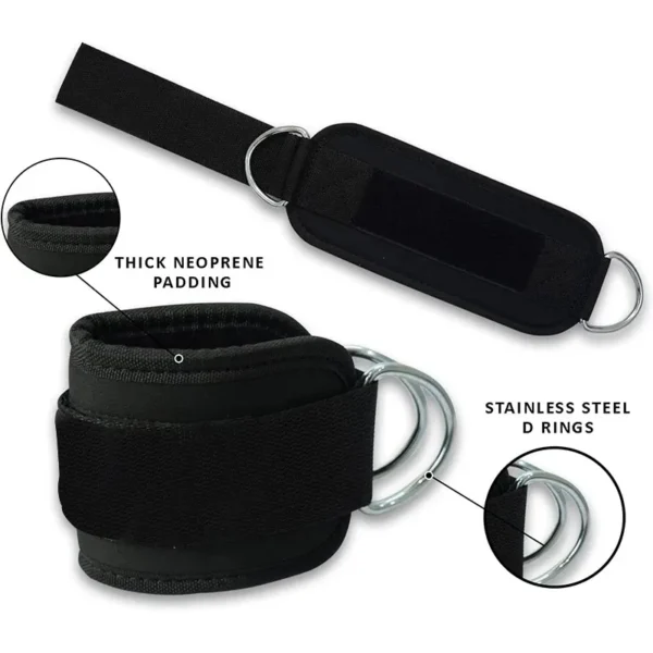 Fitness Gantry Ankle Buckle Training Leg and Hip Training Device Double D Tension Foot Ring Legging Strap Ankle Accessories - Image 4