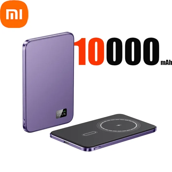 Xiaomi 10000mAh Thin Magnetic Wireless Power Bank PD25W Fast Charging Portable External Battery for Magsafe For iPhone Samsung - Image 14