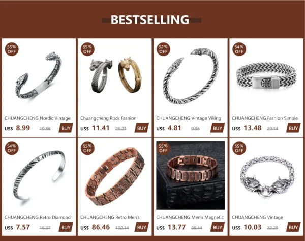 Bodybuilding Stainless Steel Men's Bracelet Chains - Image 6
