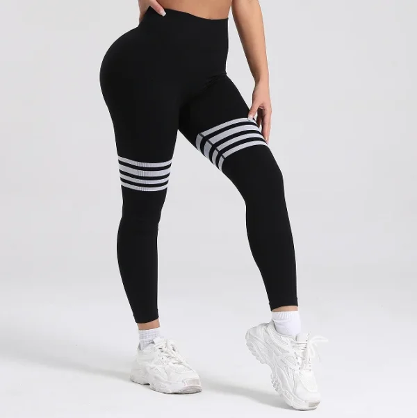 Women Gym V Back  Line Leggings Butt Lifting Fitness Athletic Workout Scrunch Leggins Outdoor Yoga Pants Sports Tights S-XL - Image 19