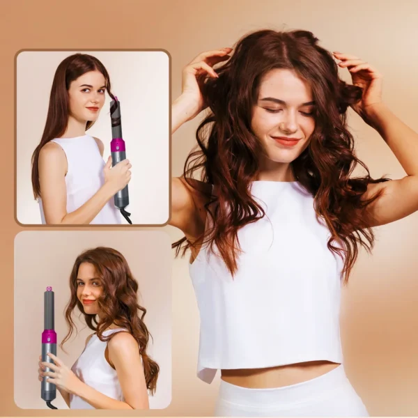 2025 New 5 in 1 Hair Dryer Hot Comb Set Professional Curling Iron Hair Straightener Styling Tool For Airwrap Hair Dryer NEW - Image 19
