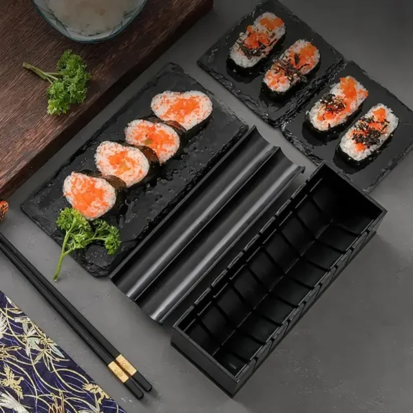 Sushi Making Kit Japanese Rice Ball Cake Roll Mold DIY Home Sushi Making Tool Multifunctional Plastic Kitche Sushi Maker Tool - Image 10