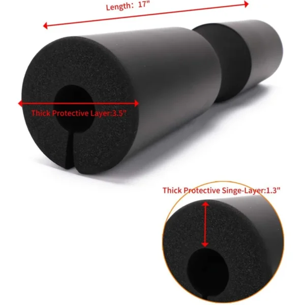 Squat Pad Barbell Pad For Squats Lunges Hip Thrust Training, Neck Shoulder Protective Pad Support Foam Sponge Bar Pad - Image 6