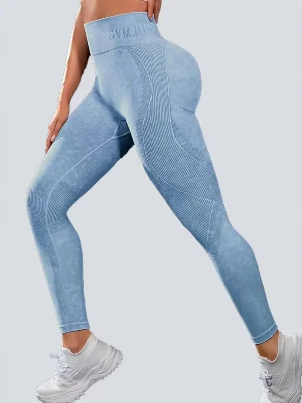 Yoga Pants Women's Sports Pants Quick Drying Yoga High Waist Hip Lifting Tight Fitness Pants - Image 8