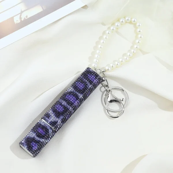 perfume keychain Spray Bottle Portable Empty Perfume Bottle Keychain Refillable Glitter Cosmetic Container New - Image 19