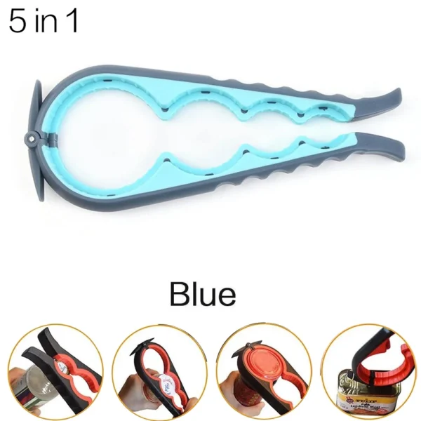 Home Kitchen Can Opener Non-slip Twist Bottle Opener Lid Opening Tool Kitchen Supplies - Image 9