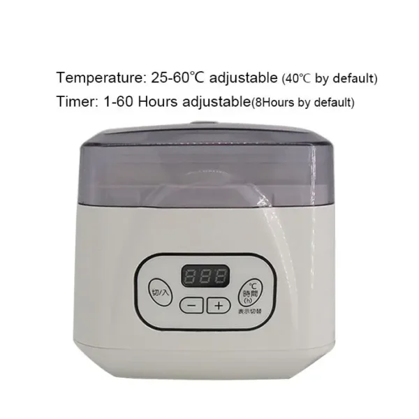 1L Automatic Yogurt Maker Temperature adjustable Multifunctional Leben Rice Wine Natto Caspian yogurt Fermenter With Timer EU US - Image 10