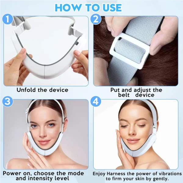 One Set Electric Face Massager 5 Modes 12 Intensity Adjustments Suitable Daily Facial Care - Image 5