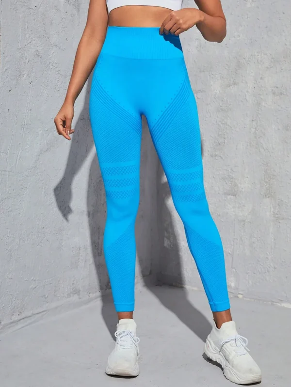 Mileegirl Seamless Sports Tights Woman High Waist Sporty Leggings Quick Drying Yoga Pants Gym Workout Scrunch Pants - Image 32