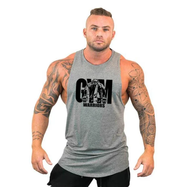Muscleguys Gym Clothing Mens Bodybuilding Hooded Tank Top Cotton Sleeveless Vest Sweatshirt Fitness Workout Sportswear Tops Male - Image 36