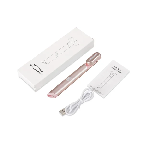 Beauty Eye Massager Device Anti Dark Circle Rechargeable EMS Vibrator Face Lifting Device Skin Care Skin Care 3-in-1 Function - Image 6