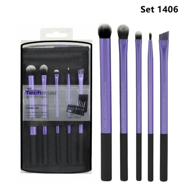 Real Techniques Makeup Brushes Set For Cosmetic Foundation Powder Blush Eyeshadow Kabuki Blending Make Up Brush Beauty Tool 1895 - Image 11