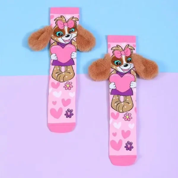 New Cartoon Fashion LOL surprise Baby Princess Over Knee High Socks Girls Hand Sew Cartoon Dogs Rabbit Long Socks Kids Stockings - Image 10