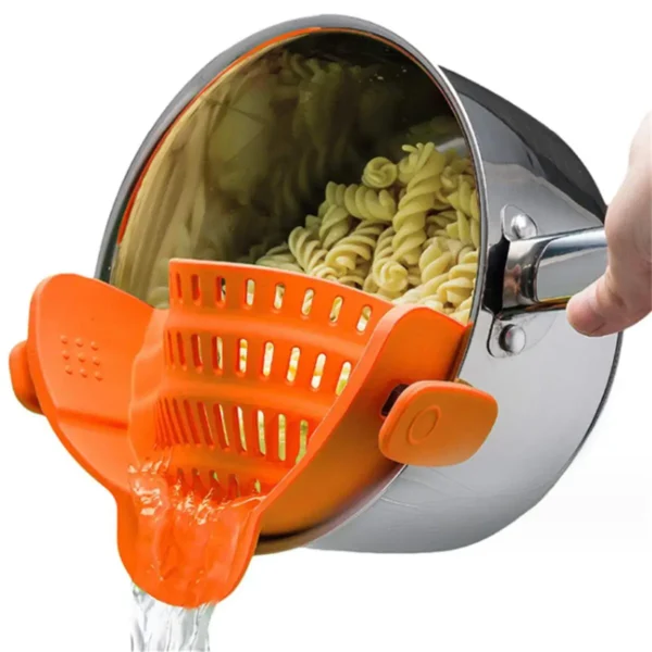 1pc, Strainer, Pot Strainer, Adjustable Clip On Strainer For Pots Pans And Bowls, Kitchen Pot Strainer - Image 11