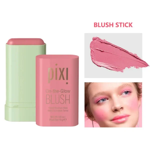 Pixi Blush Stick 3 In 1 Easy Color Rouge Blusher Cream Cheek Eye Lip Tinted Waterproof Mositure Face Contouring Shadow Blusher - Image 13
