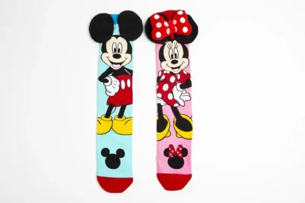 Disney Mickey Kids Soft Comfortable Fashion Cute Cartoon Creative Pattern Over the Knee Trend Holiday Socks Accessories Gifts - Image 9