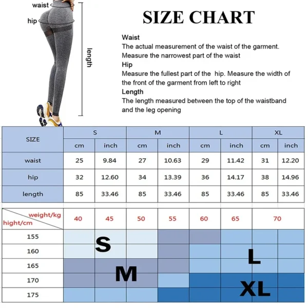 Women Yoga Leggings High Waist Exercise Sports Trousers Running Fitness Gym Leggings Quick Dry Hip Lifting Femme Slim Pants - Image 15