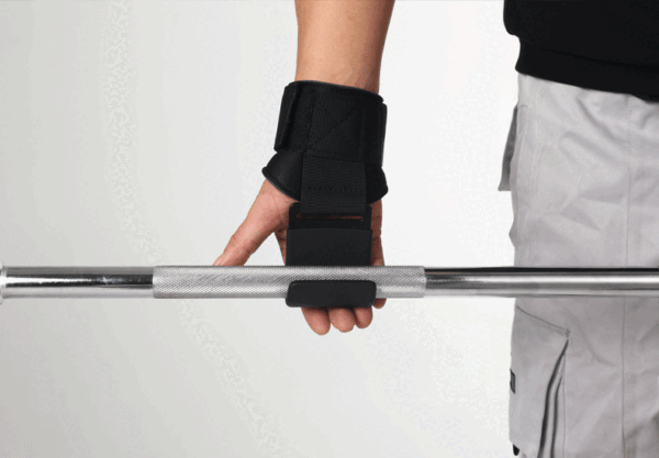 Weight Lifting Hook Grips With Wrist Wraps Hand-Bar Wrist Strap Gym Fitness Hook Weight Strap Pull-Ups Power Lifting Gloves - Image 19