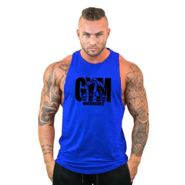 Muscleguys Gym Clothing Mens Bodybuilding Hooded Tank Top Cotton Sleeveless Vest Sweatshirt Fitness Workout Sportswear Tops Male - Image 35