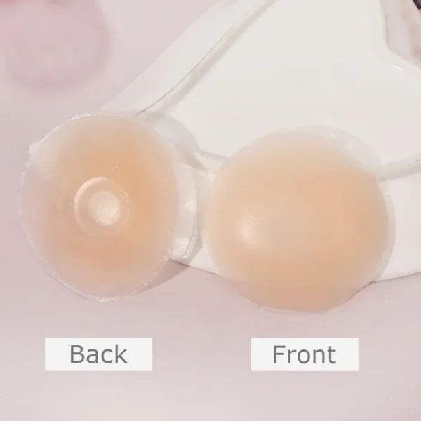 Silicone Nipple Cover for Women Bra Sticker Breast Petal Strapless Bra Invisible Boob Pads Chest Pasties Intimates - Image 3