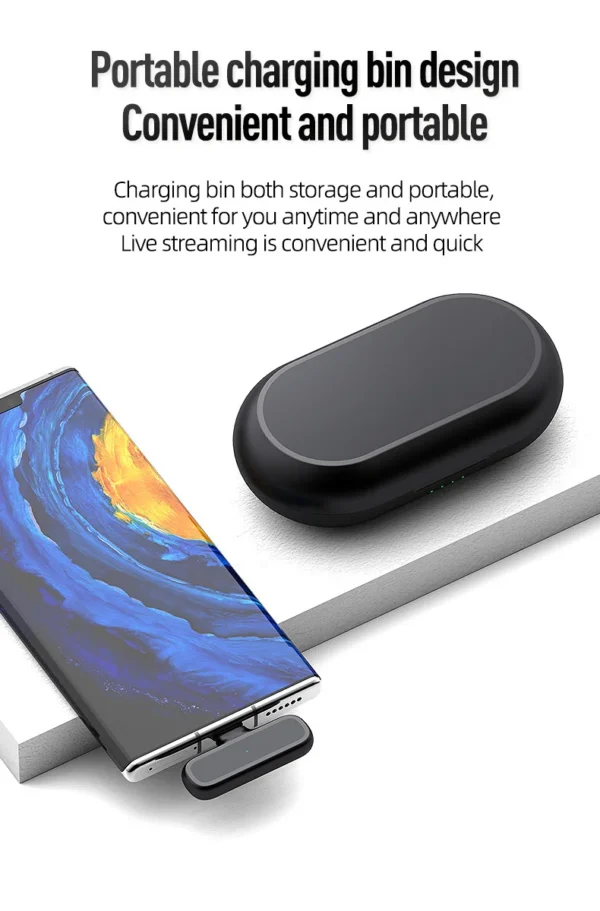 Xiaomi Mijia Wireless Lavalier Microphone with Charging Box Audio Video Noise Cancel Record Plug-and-Play Mic for IOS Android - Image 15