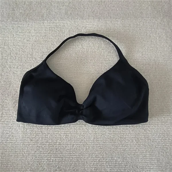 Strappy Bra Gym Top Women High Support Thin Strap Halter Sports Seamless Bras Scrunch Workout Yoga Tank Bra - Image 16