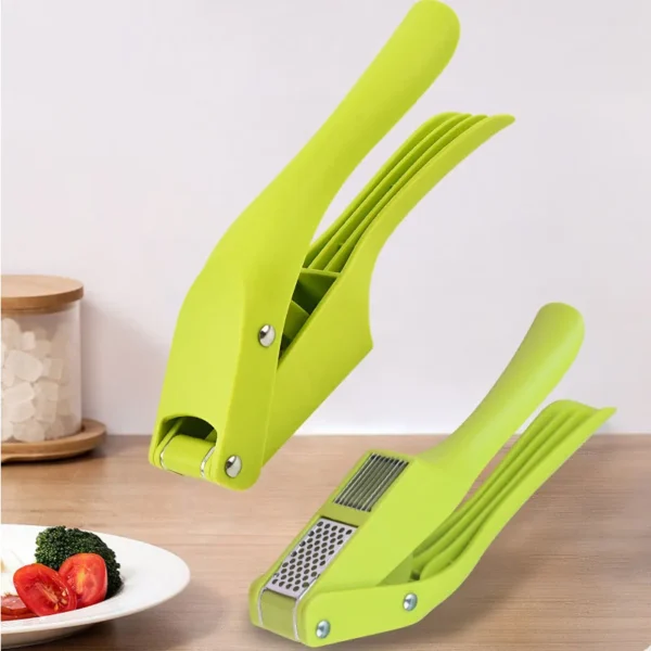 2-in-1 Multifunctional Garlic Press For Pressing Mash Garlic And Sliced Garlic,Vegetable Squeezer For Home Cooking Masher Tool - Image 13